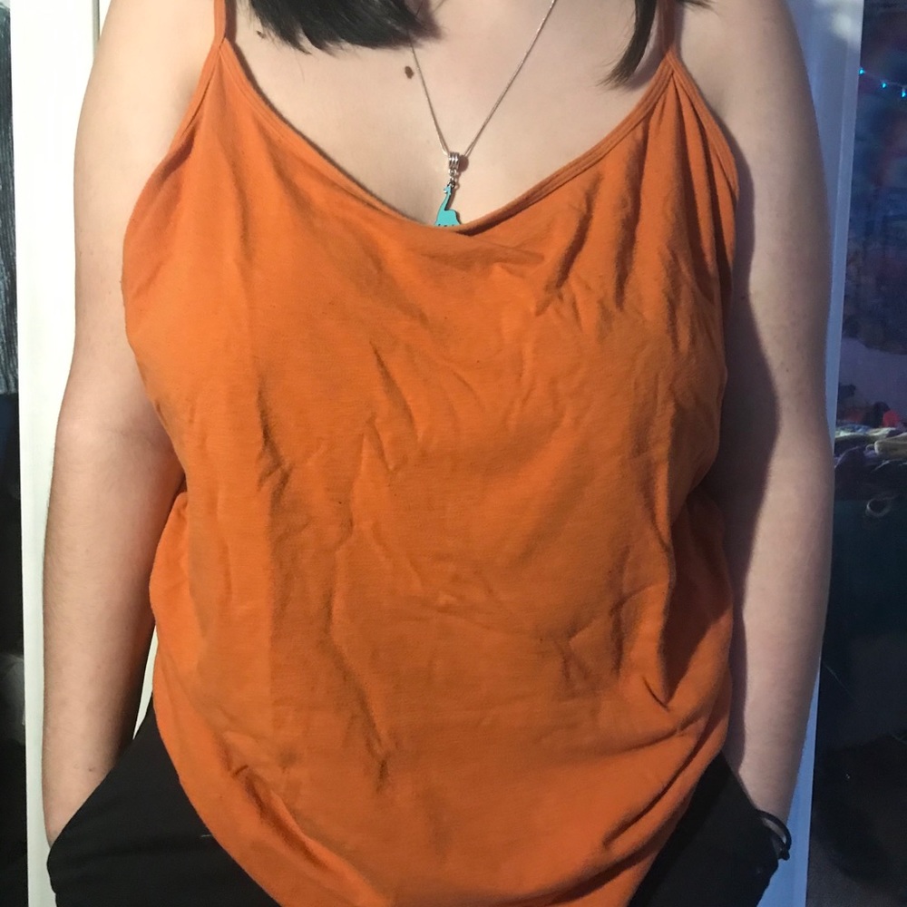 Orange basic tank F21